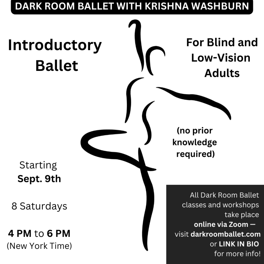 Dark Room Ballet promo image described at end of post